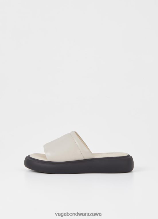 obuwie ecru skóra kobiety L0VBFR24 Vagabond sandały z blendy