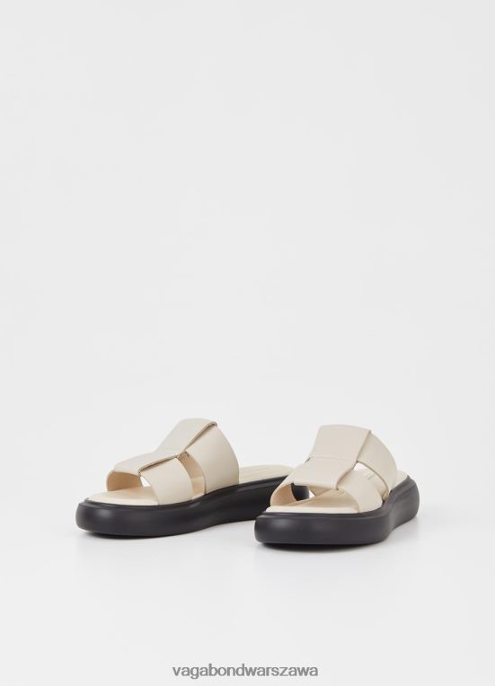 obuwie ecru skóra kobiety L0VBFR25 Vagabond sandały z blendy