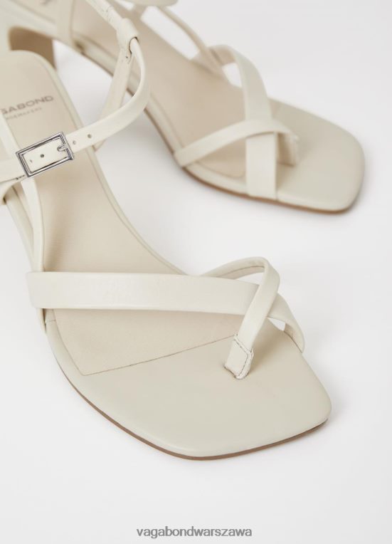 obuwie ecru skóra kobiety L0VBFR52 Vagabond Sandały Louisa