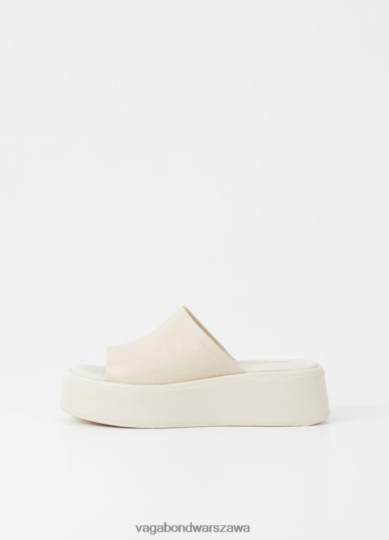 obuwie ecru skóra kobiety L0VBFR64 Vagabond sandały Courtney