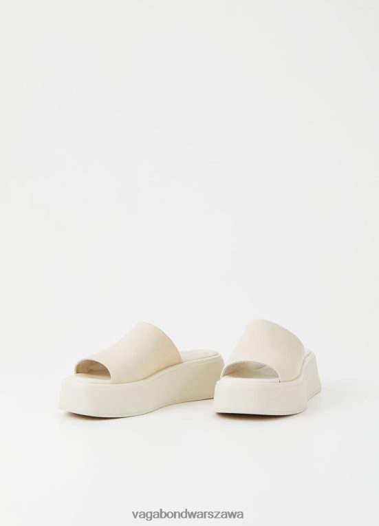 obuwie ecru skóra kobiety L0VBFR64 Vagabond sandały Courtney