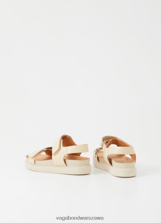 obuwie ecru skóra kobiety L0VBFR82 Vagabond Sandały Erin