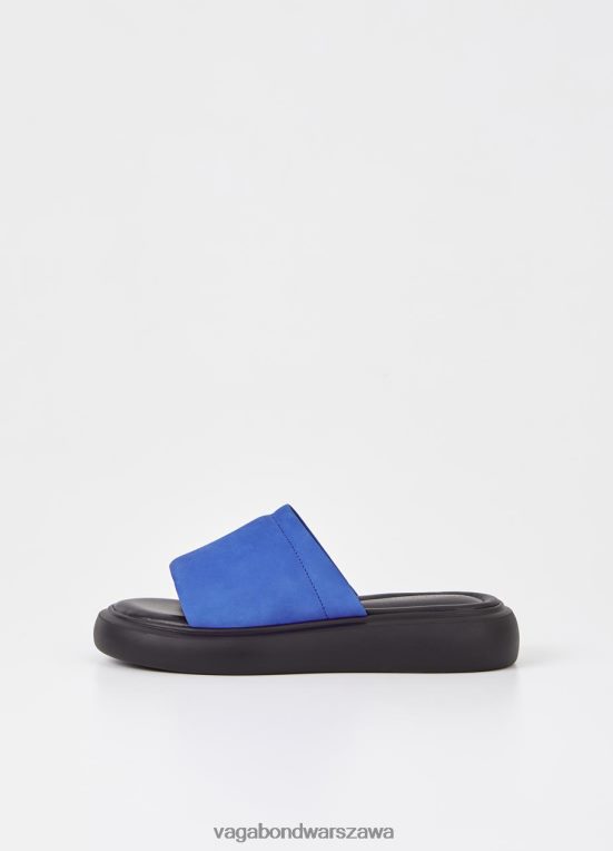 obuwie niebieski nubuk kobiety L0VBFR39 Vagabond sandały z blendy