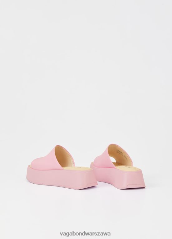 obuwie różowa skóra kobiety L0VBFR65 Vagabond sandały Courtney