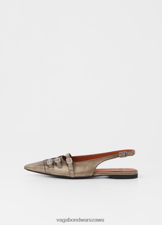 obuwie szara szczotka do skóry kobiety L0VBFR191 Vagabond Hermine buty