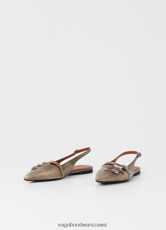 obuwie szara szczotka do skóry kobiety L0VBFR191 Vagabond Hermine buty