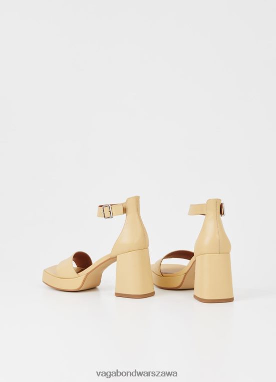 obuwie żółta skóra kobiety L0VBFR37 Vagabond Sandały Fiona