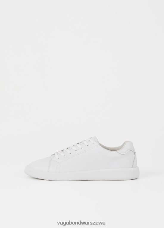 obuwie biała skóra kobiety L0VBFR164 Vagabond trampki Maya