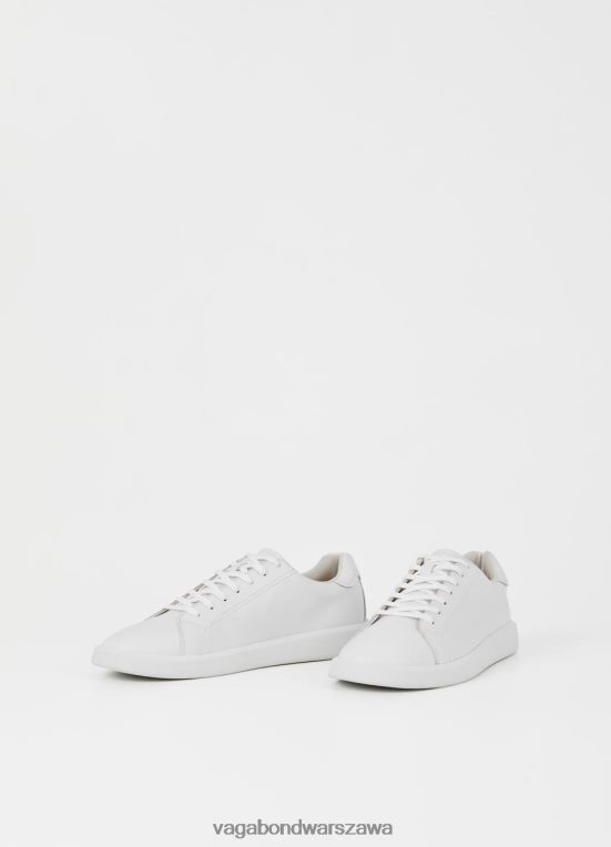 obuwie biała skóra kobiety L0VBFR164 Vagabond trampki Maya