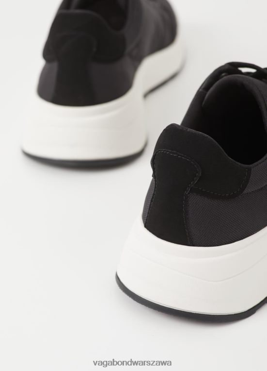 obuwie czarny tekstylny kobiety L0VBFR186 Vagabond trampki Janessa