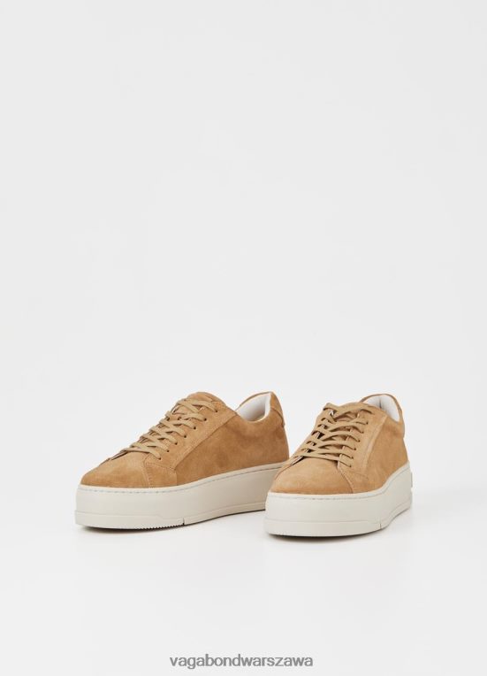 obuwie żółty zamsz kobiety L0VBFR179 Vagabond tenisówki judy