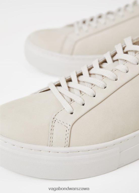 obuwie złamany biały nubuk kobiety L0VBFR181 Vagabond trampki na platformie Zoe