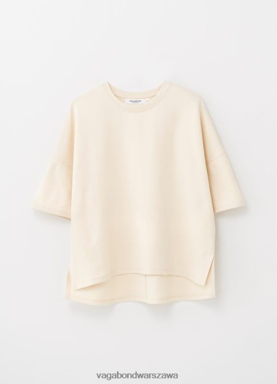 strój biaława tkanina kobiety L0VBFR260 Vagabond pudełkowa koszulka