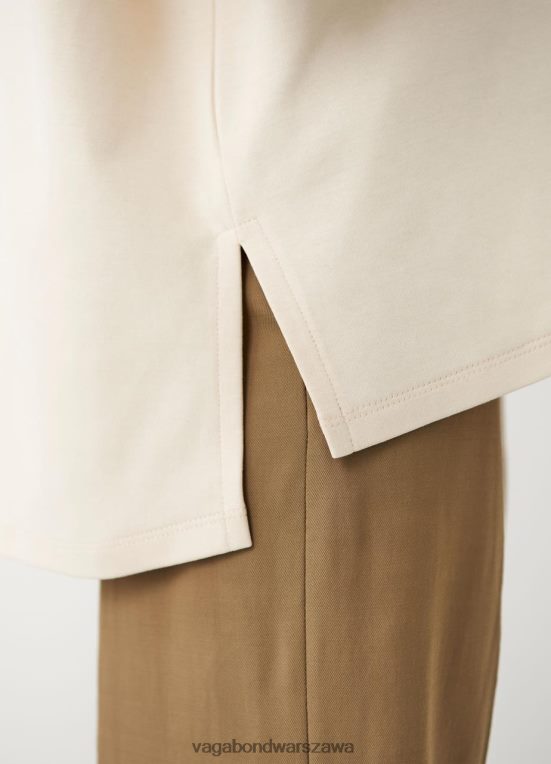 strój biaława tkanina kobiety L0VBFR260 Vagabond pudełkowa koszulka