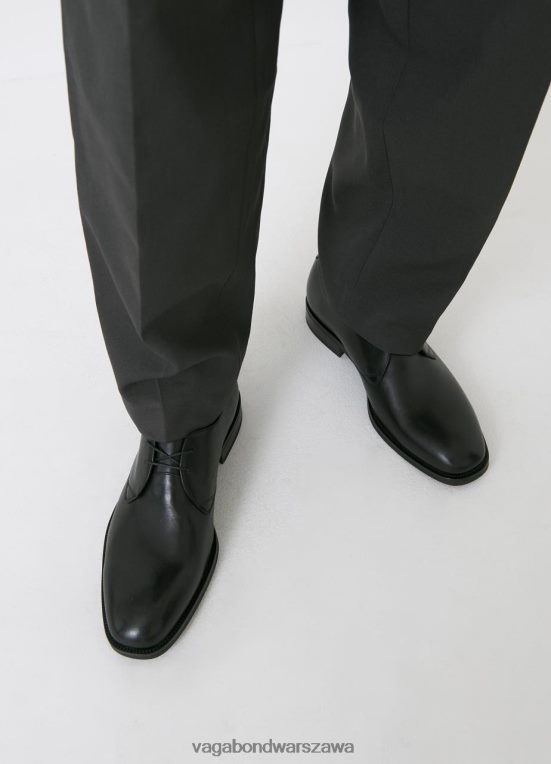 obuwie czarna skóra mężczyźni L0VBFR286 Vagabond buty Percy'ego