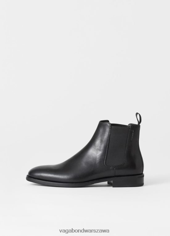 obuwie czarna skóra mężczyźni L0VBFR294 Vagabond buty percy\'ego