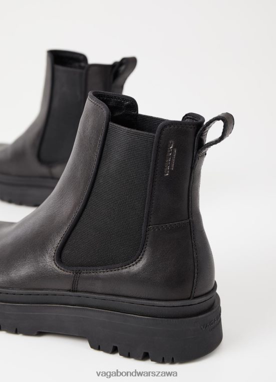 obuwie czarna skóra mężczyźni L0VBFR295 Vagabond buty Jamesa