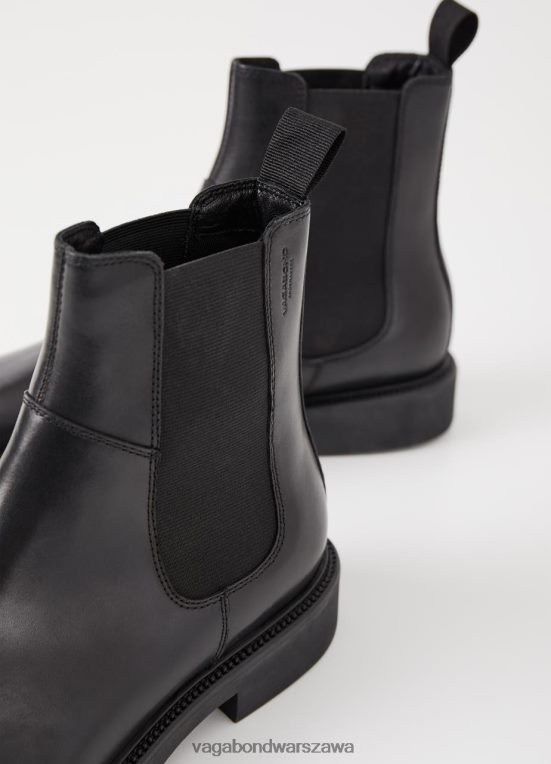 obuwie czarna skóra mężczyźni L0VBFR296 Vagabond Buty Alex M