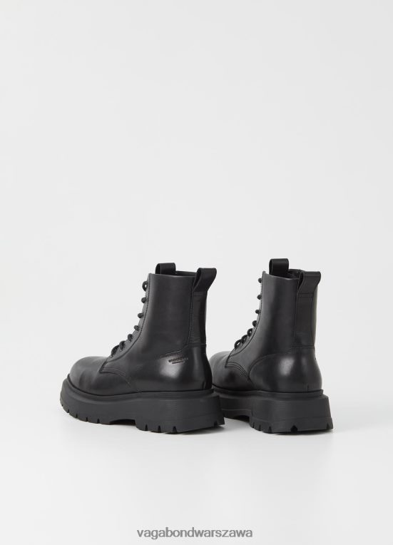 obuwie czarna skóra mężczyźni L0VBFR301 Vagabond Buty jeffa