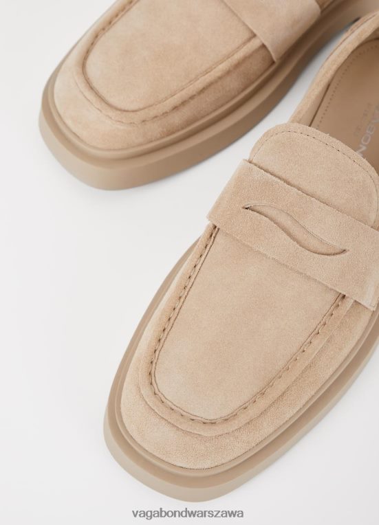obuwie beżowy zamsz mężczyźni L0VBFR282 Vagabond Mike Loafer