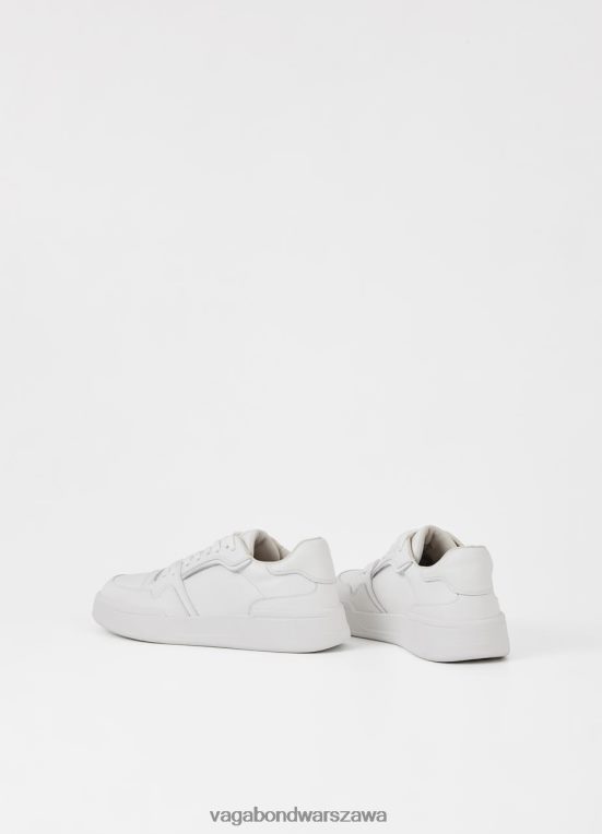 obuwie biała skóra mężczyźni L0VBFR267 Vagabond trampki cedrik