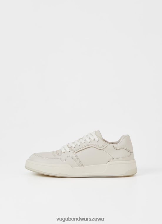 obuwie biała skóra mężczyźni L0VBFR268 Vagabond trampki cedrik