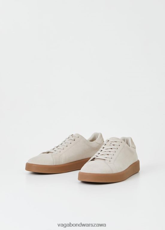 obuwie zamsz w kolorze złamanej bieli mężczyźni L0VBFR272 Vagabond teo trampki