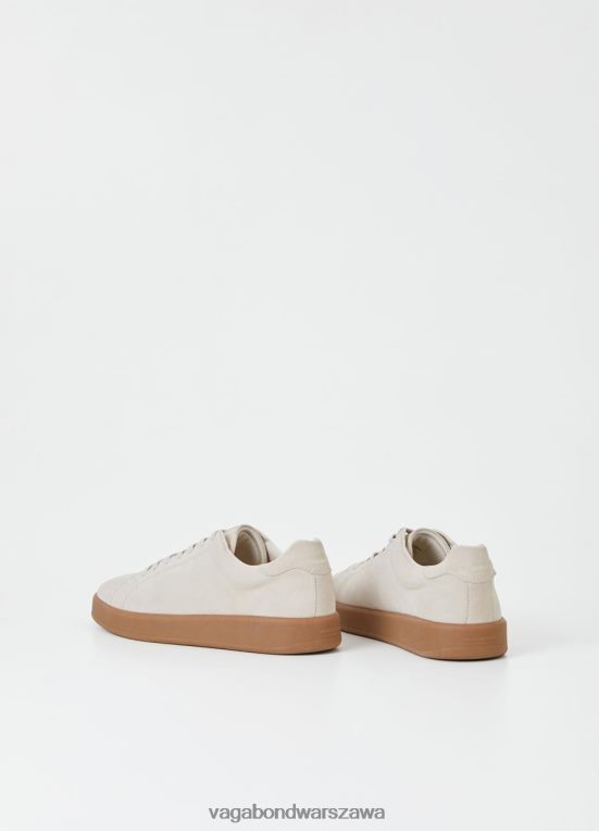obuwie zamsz w kolorze złamanej bieli mężczyźni L0VBFR272 Vagabond teo trampki